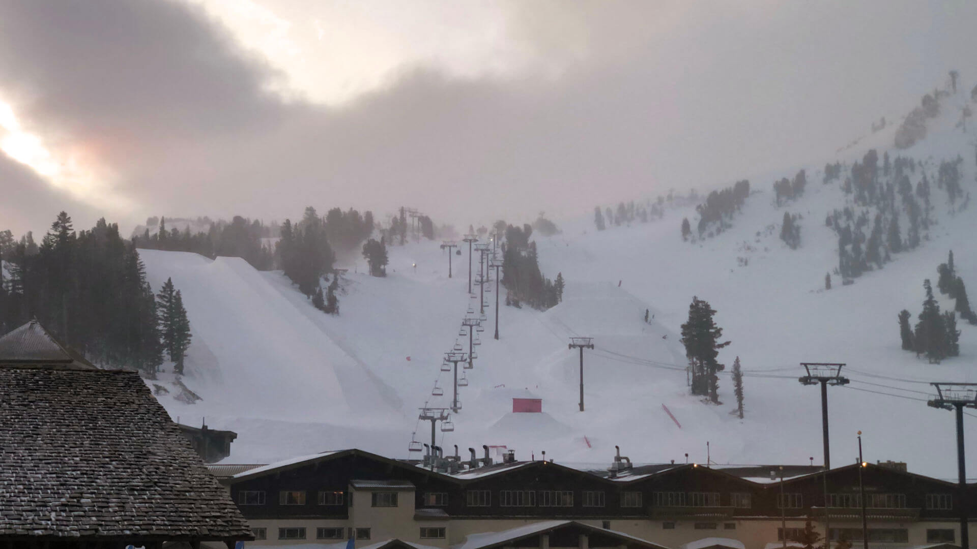 Looking like one of those infamous powder days on Mammoth!