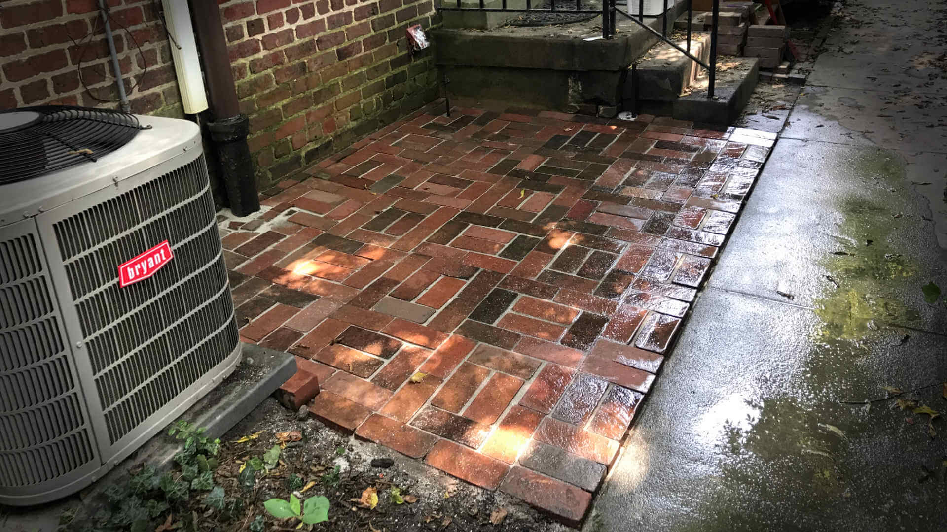 If you didn't already catch the article, Jenni used the brick patio project as the basis for her fear of DIY projects article!