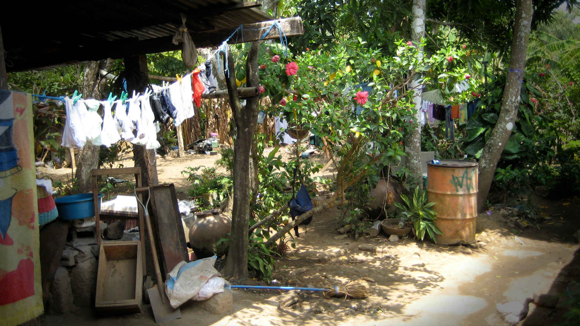 The standard of living I experienced in the Peace Corps definitely qualified as "minimum", though I enjoyed it! The marginal utility of my income was exceptionally high as I lived on a small stipend. This photo from the family house I stayed in was taken shortly after I wrote these notes in 2008.