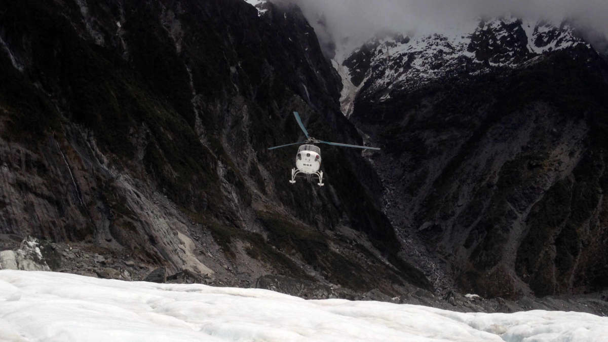 Sometimes taking risk enables you to experience parts of life you otherwise cannot! Shot from my helicopter ride onto Franz Josef glacier for a hike.