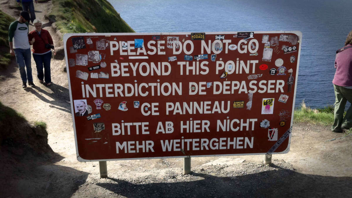 So confident in my FU money, I spent much of late 2010 traveling the world after I was escorted out of the building when I said "no". [Shot from the Cliffs of Moher, Ireland]