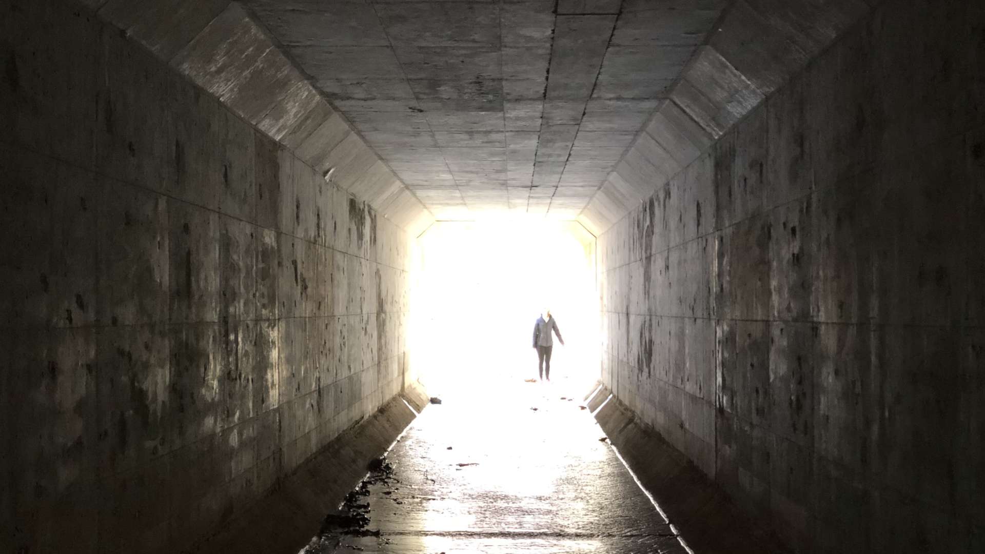 Light at the end of a tunnel