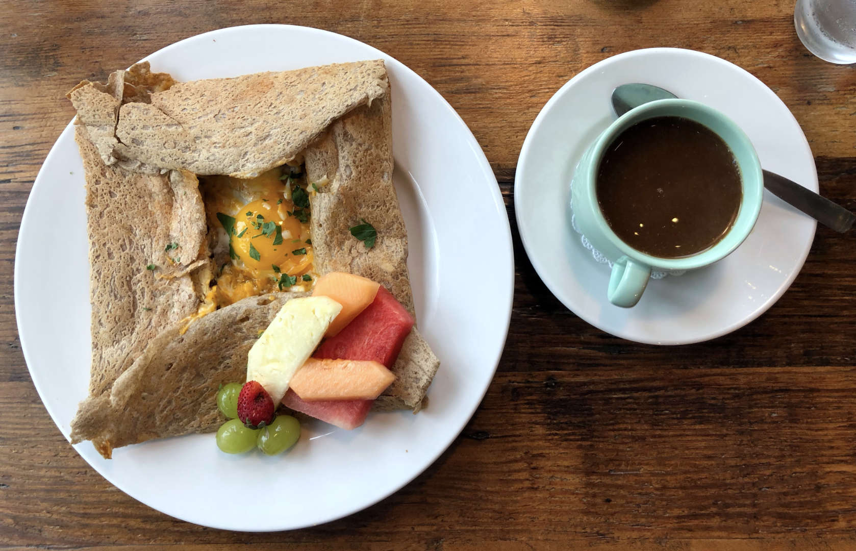 Some meals out are harder to resist than others! We ended up visiting The Patio Place—a crêperie—in Fernandina Beach two times!