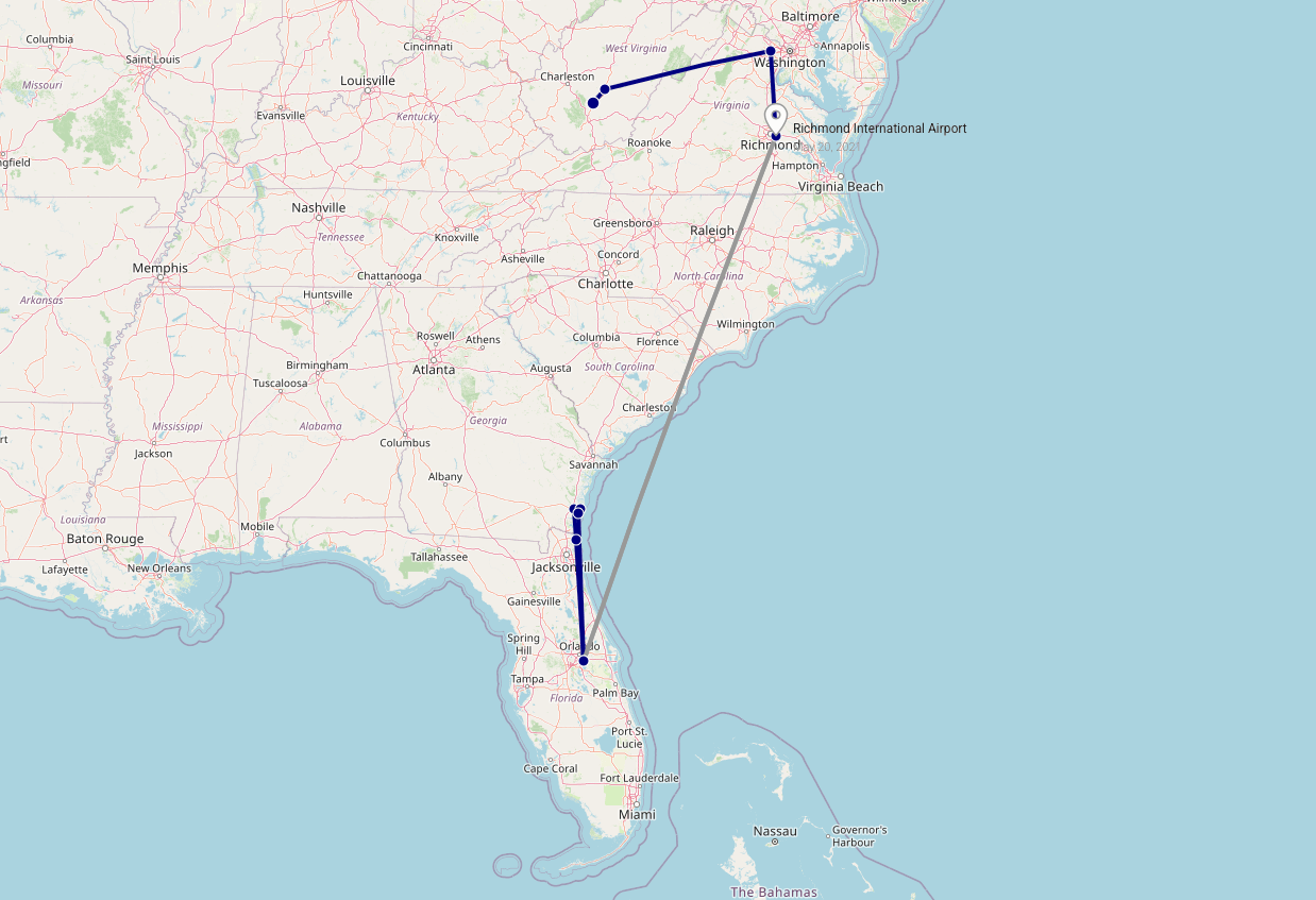 16 days of travel across 4 states!