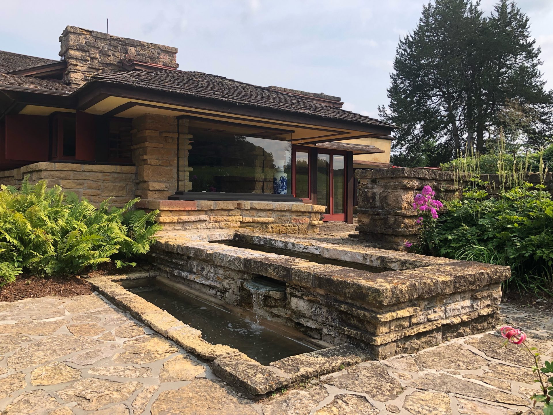 Frank Lloyd Wright’s Taliesin home in Wisconsin.