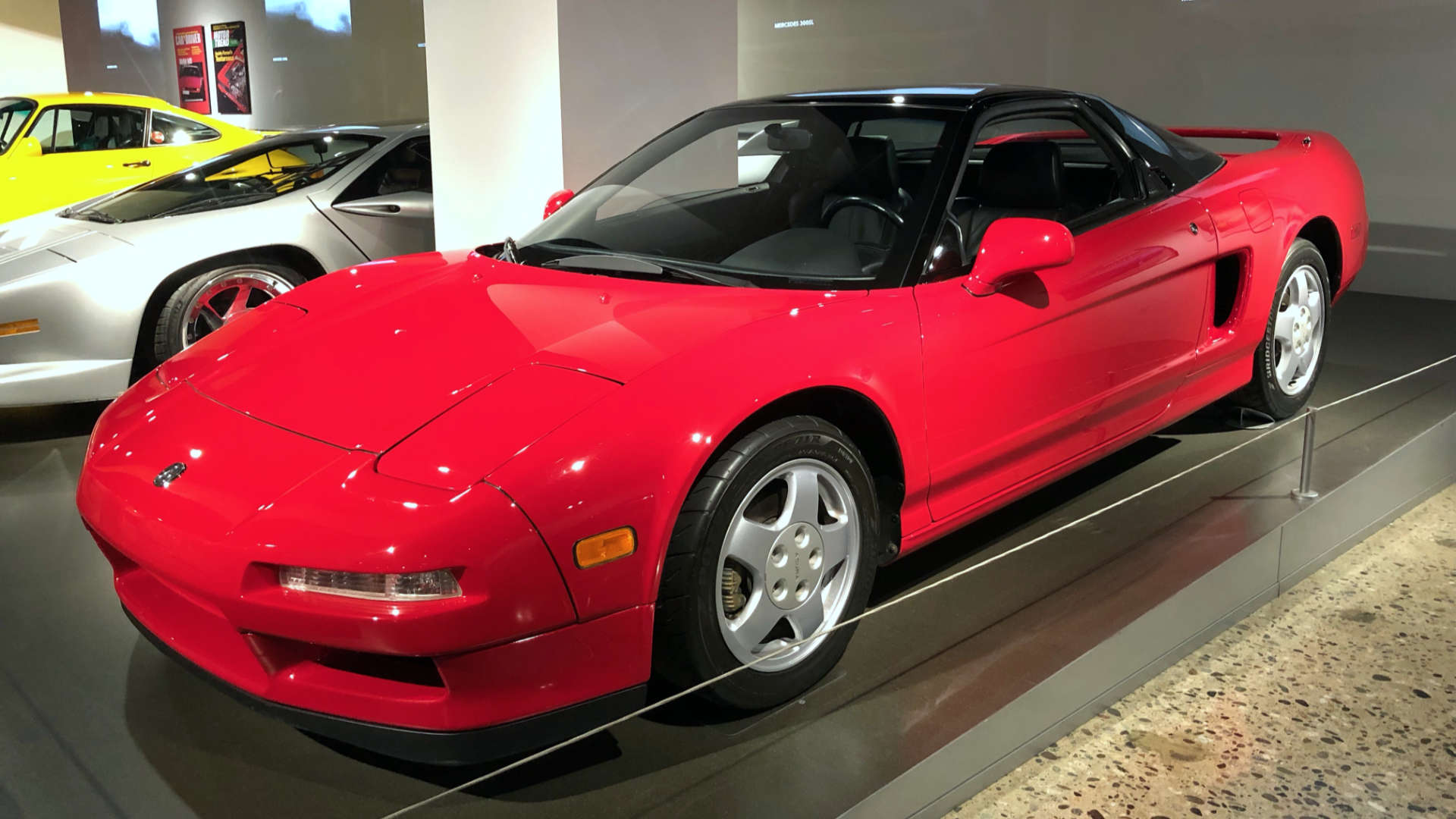 A visit to the Peterson Automotive Museum in LA (trailing Mr. 1500 by just a handful of weeks) served as a reminder that buying an absurd toy car, such as this Acura NSX, might not even throw you off course.