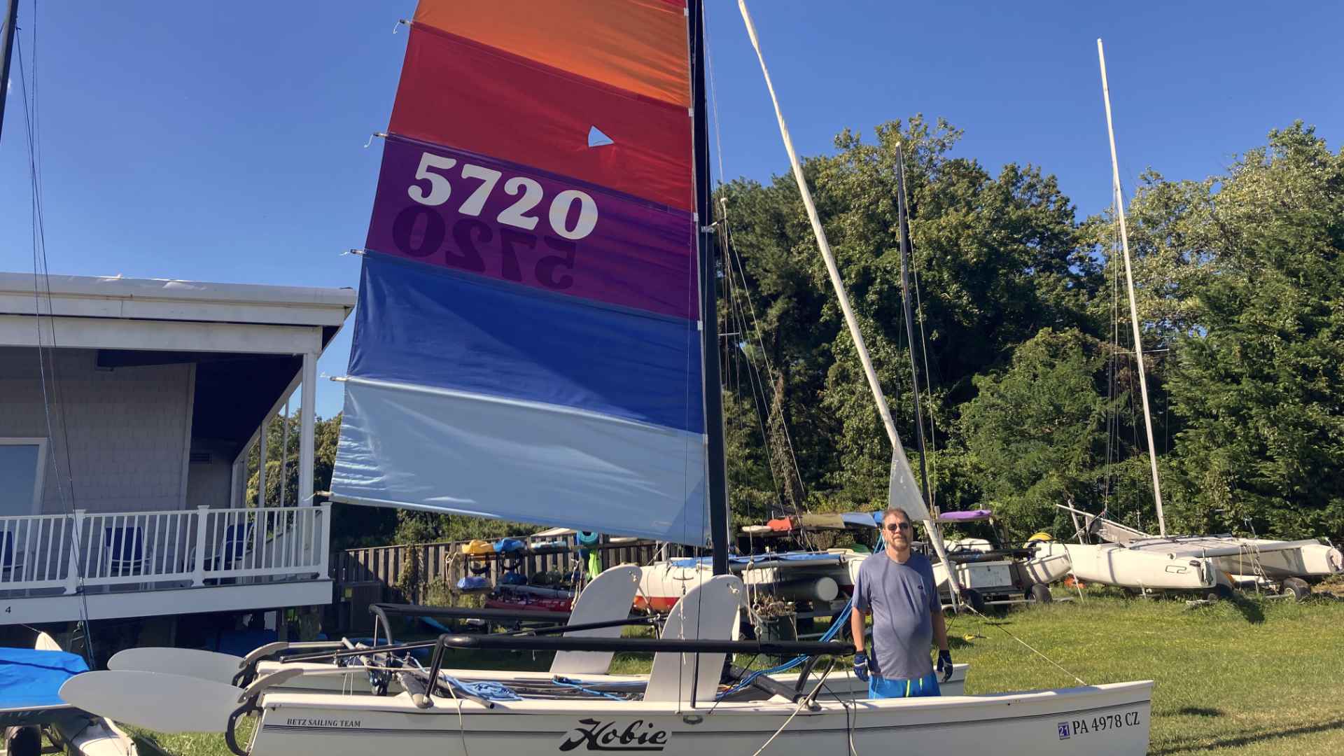 Last sailing day of the season on the Chesapeake Bay