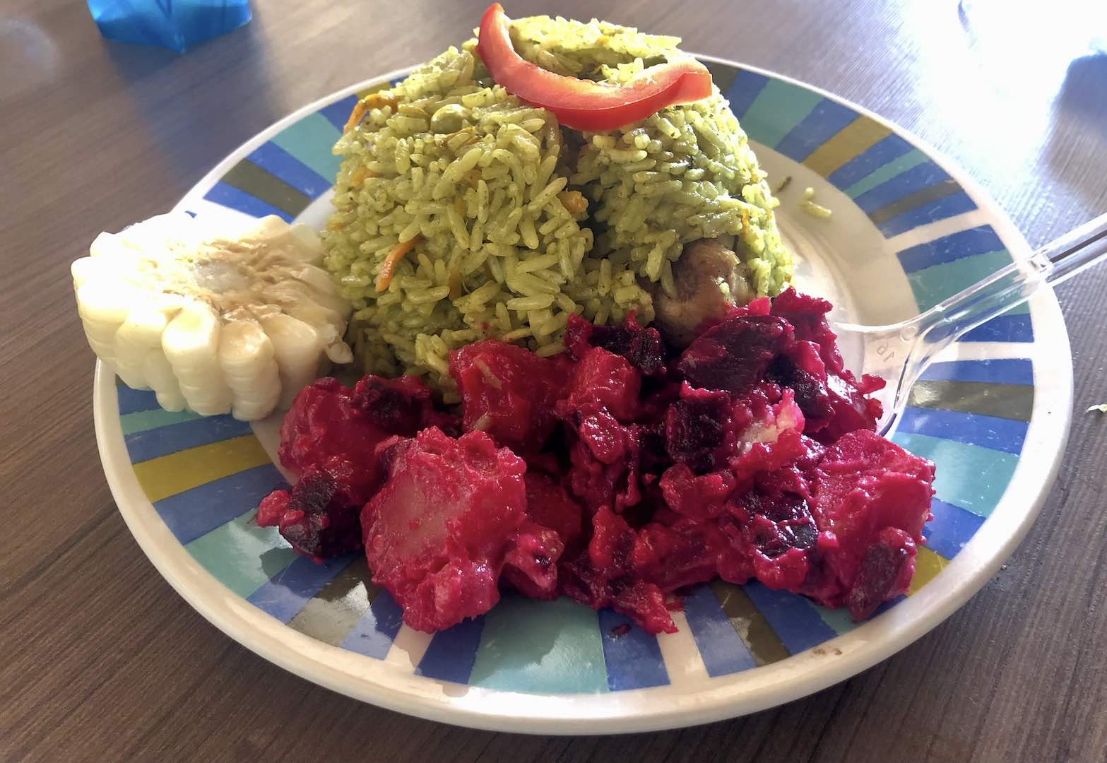 Somehow, the incredible kitchen staff in Peru fixed amazing lunches like this no matter where we were for the day!