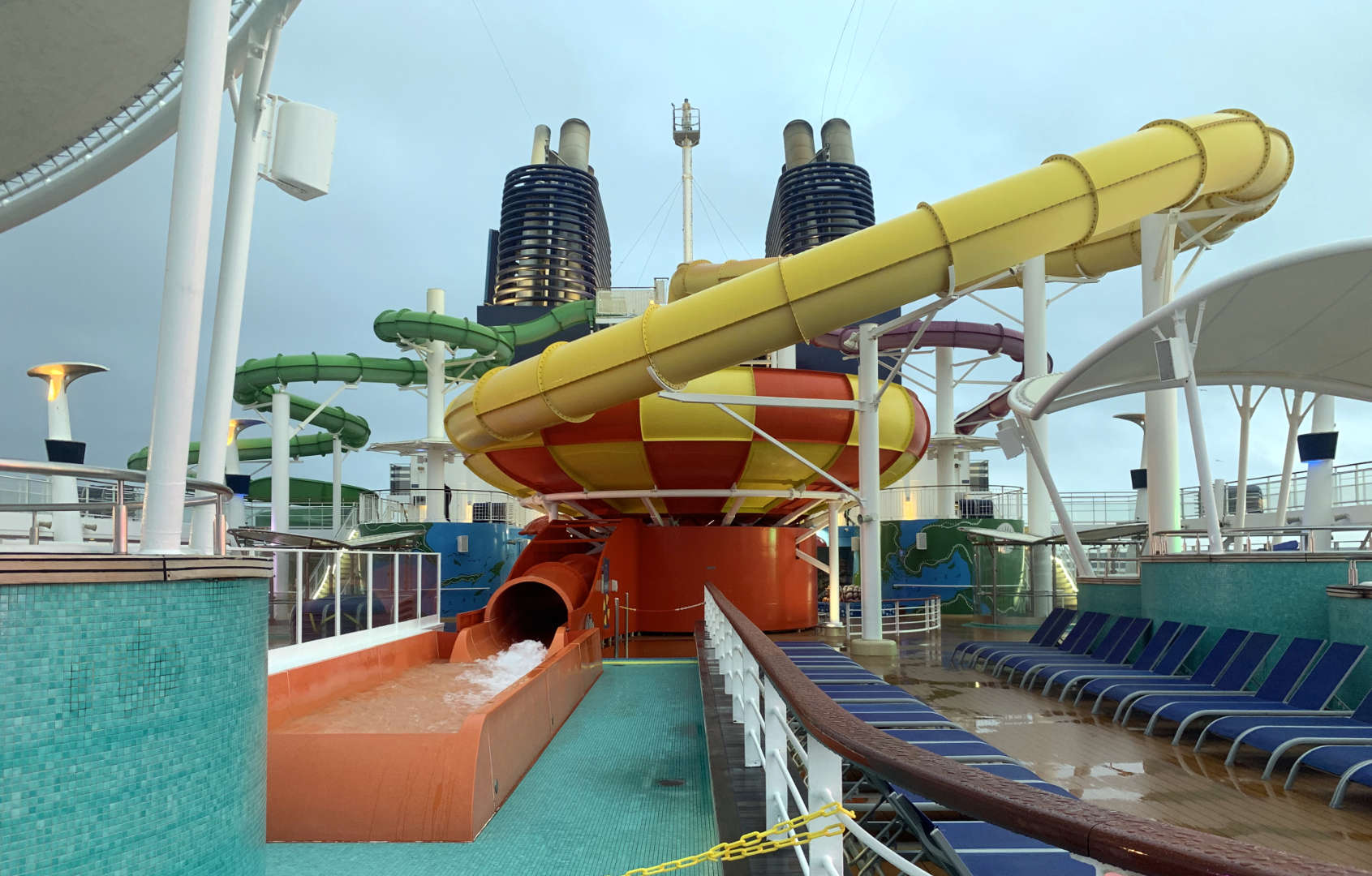 The deck of Norwegian's Epic—our home for 9 days!