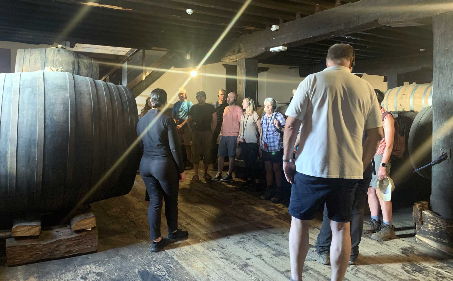 The wonderful Madeira wine tour at Blandy's in Funchal.