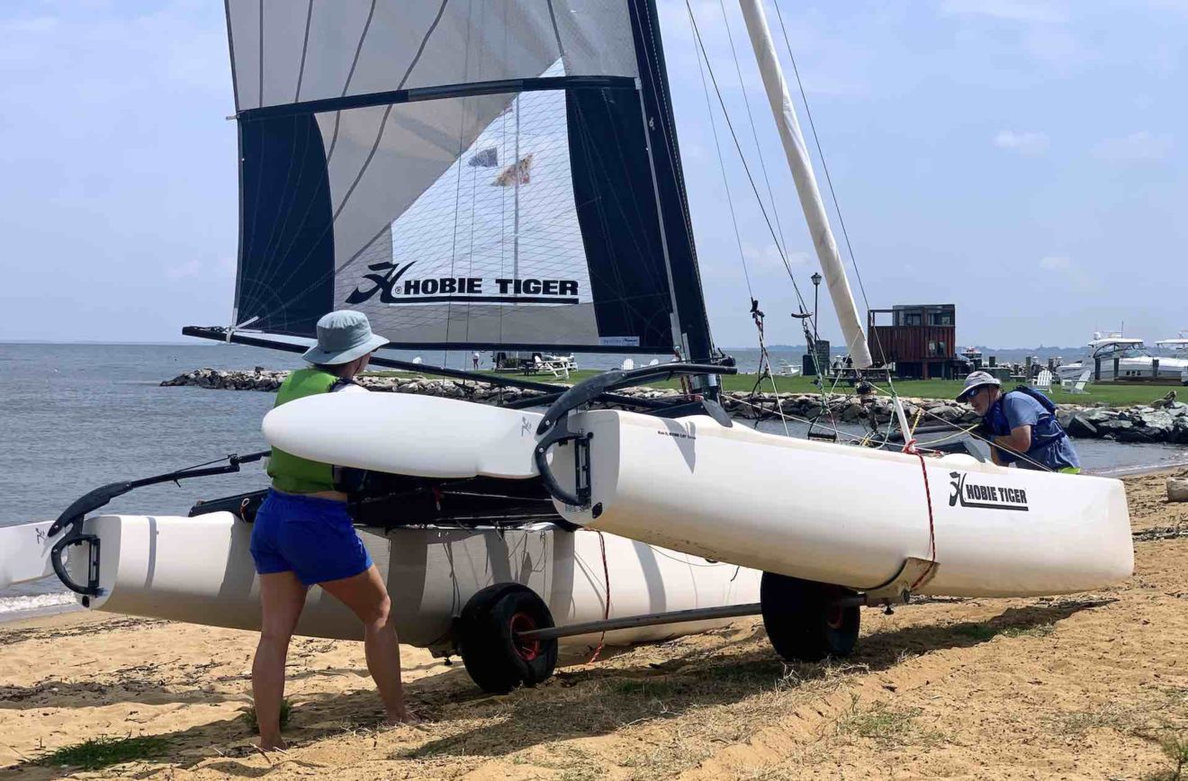 Free adventure: sailing with Jenni's family on the Chesapeake Bay!