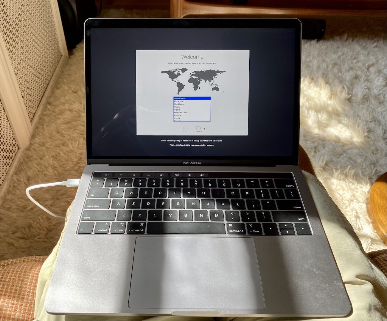 A new-to-us 2019 MacBook Pro for our travel adventures!