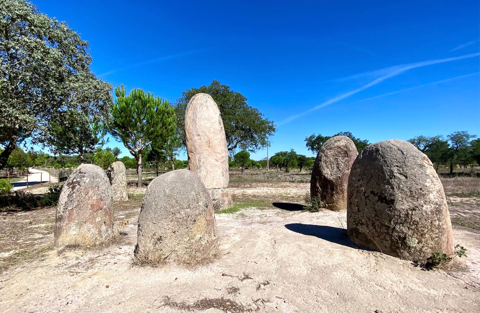 Seeing megalith structures, older than Stonehenge (5,500-4,500 BC) near Évora
