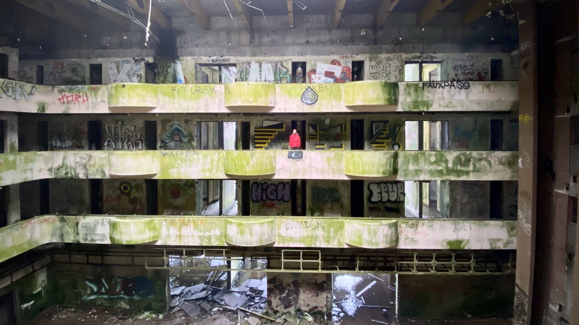 One of those awesome experiences that doesn't cost more than time and some guts—exploring an abandoned hotel in the Azores!