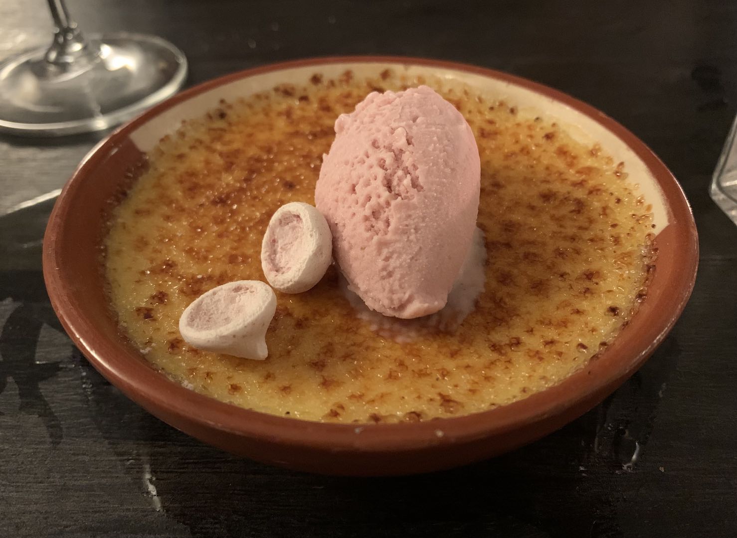 A local spin on Crème brûlée in Portugal.
