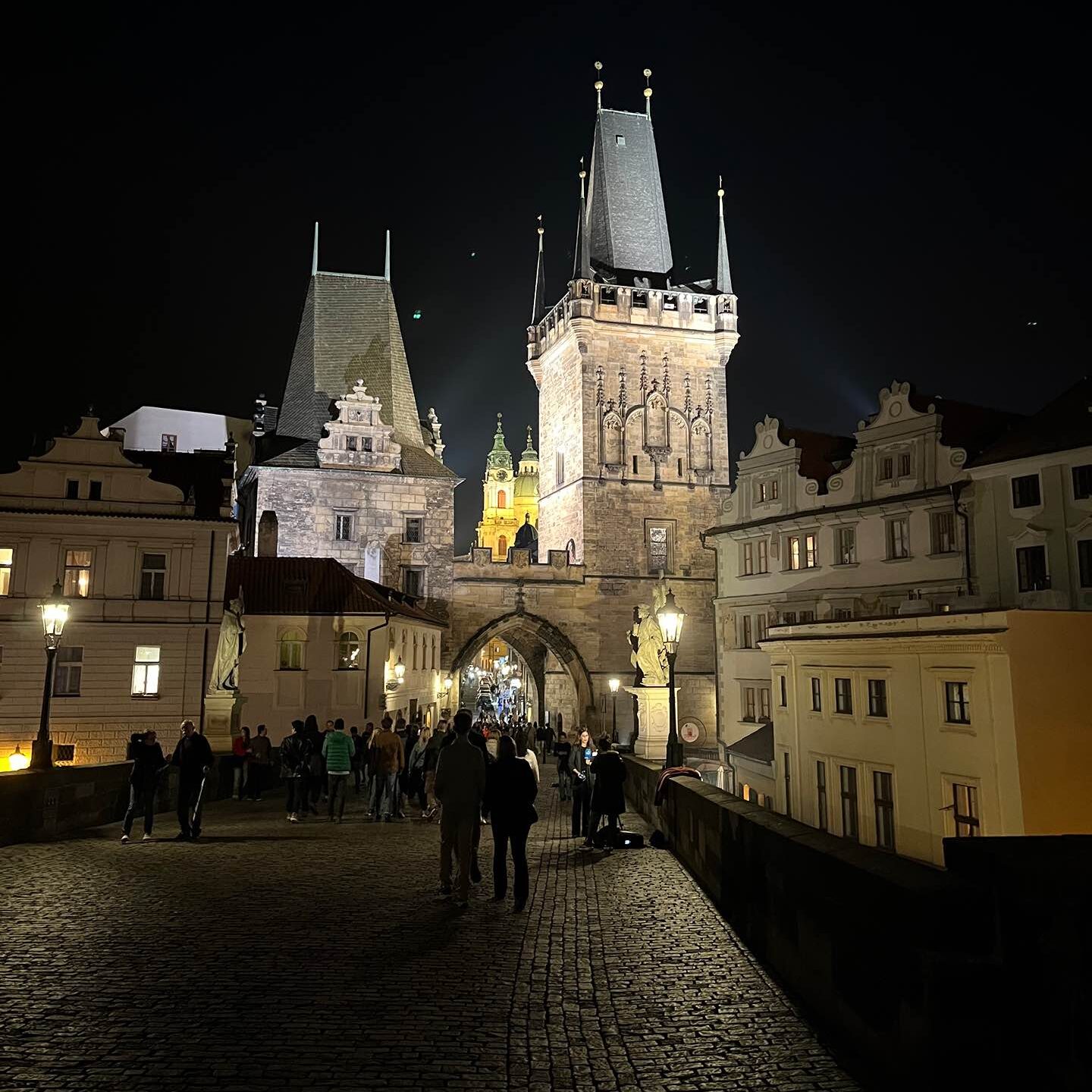 Our last goodnight to Prague with Charles Bridge well lit to bid us goodbye!