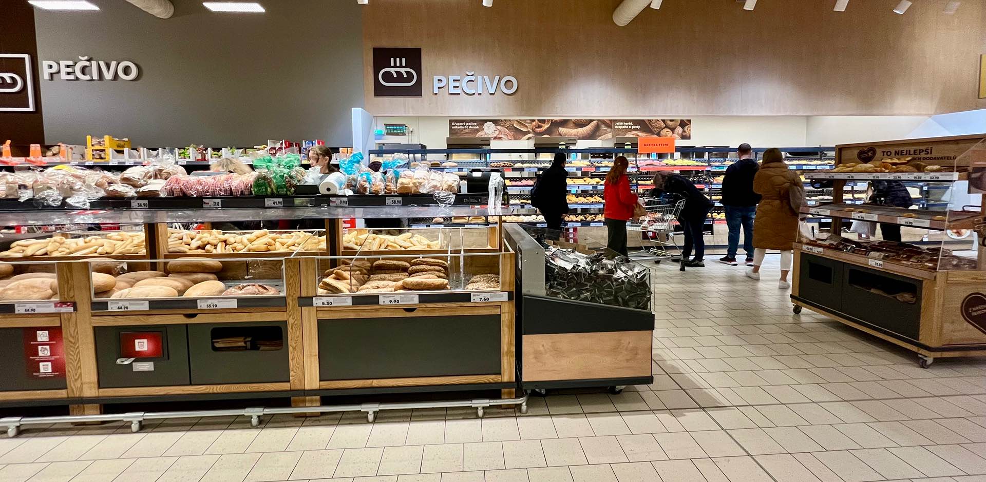 Even the standard supermarkets had massive bakeries with fresh savory and sweet bread, pastries, and so on. What a treat!