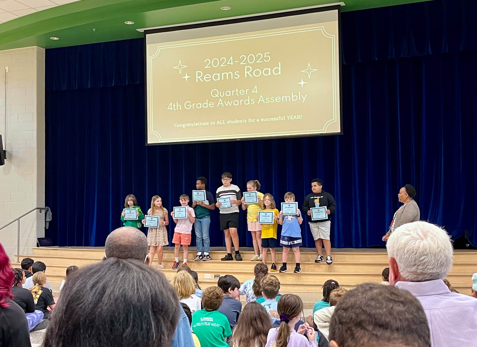 Getting to be aunt and uncle for an awards ceremony!