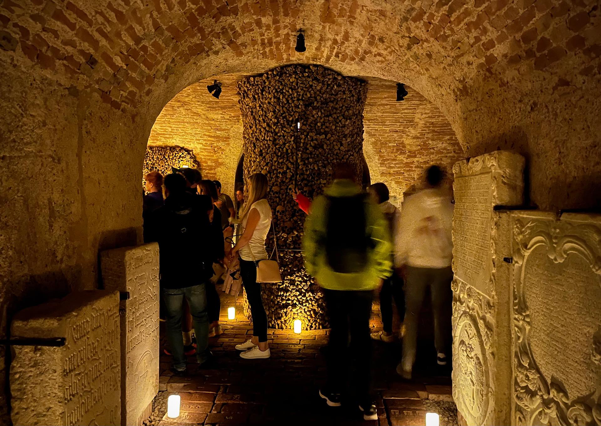 Bones carefully places for thousands of folks in the area moved here over the centuries.