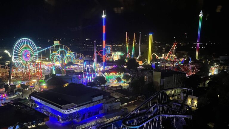 The view from Vienna's 19th C. Ferris wheel in Prater Park!