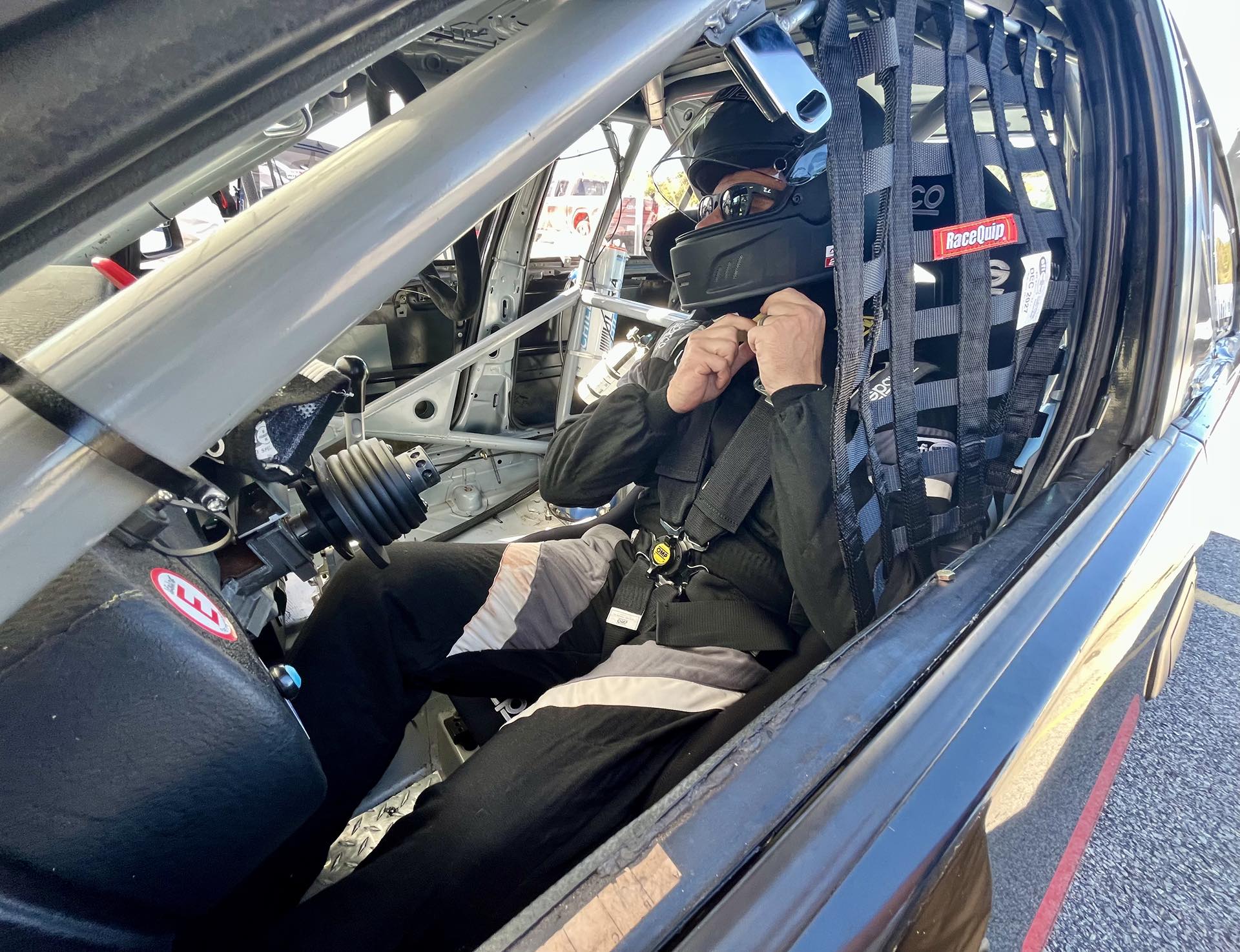 Chris: "Yep, that's my boy getting out there ripping the doors off his opponents (eventually!)!"