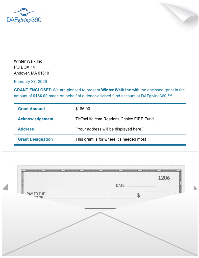 January donation letter