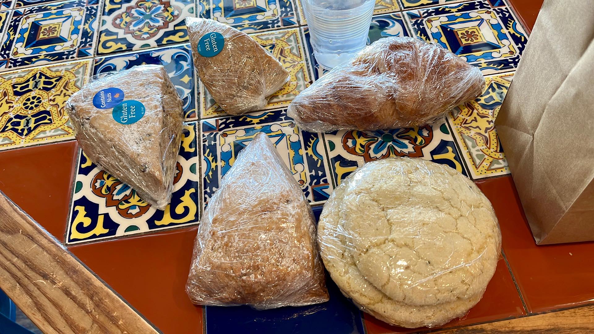 A few wins this month from a local bakery we enjoy that has gluten free food for Jenni and participates in Too Good to Go.