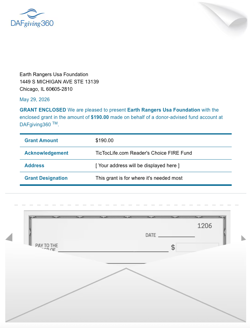 April donation letter